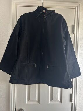 NorthStyle Black Hooded Jean Jacket